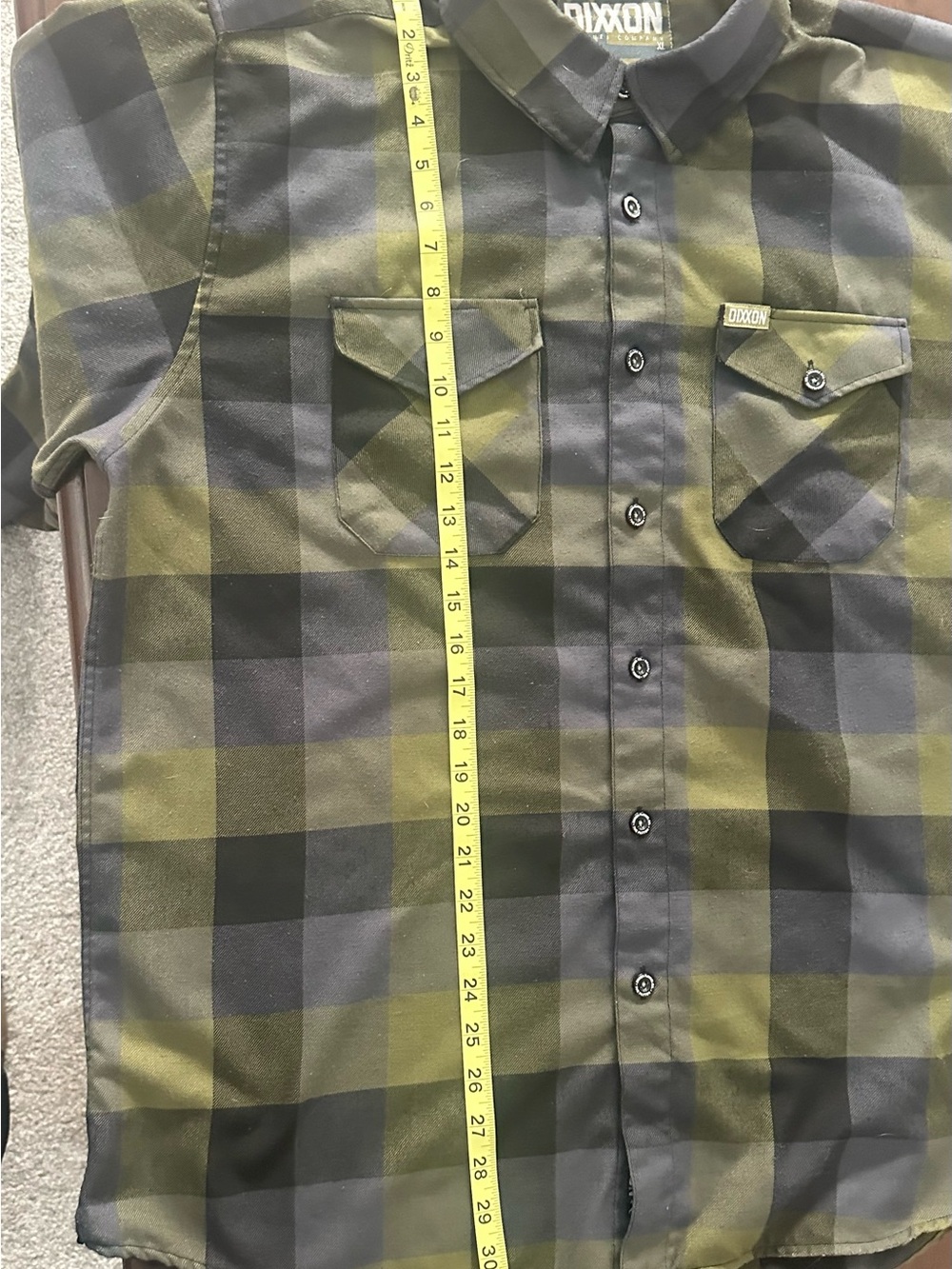 Dixxon Flannel Co. “Patton” Men’s XL
Olive/black/grey plaid. - Picture 2 of 5